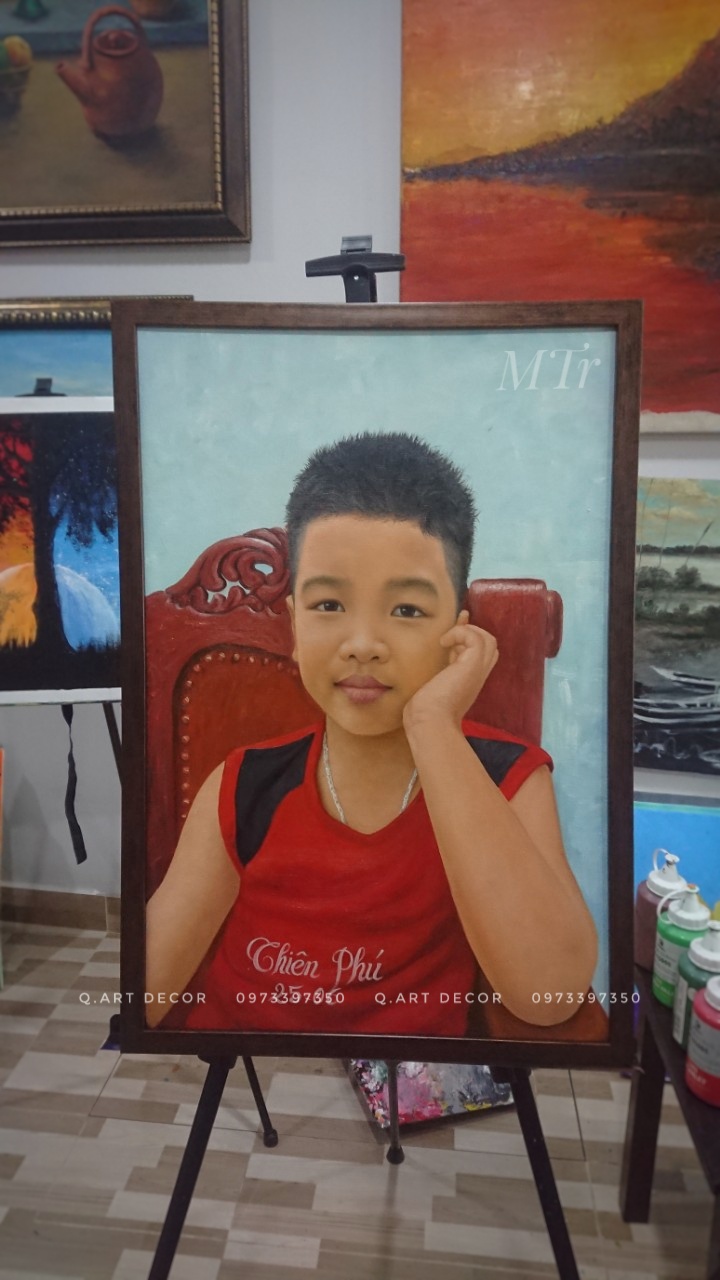 VẼ TRANH CHÂN DUNG NGHỆ THUẬT