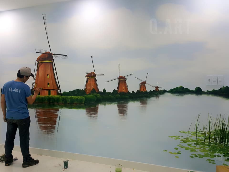 VẼ TRANH TƯỜNG NHÀ HÀNG 