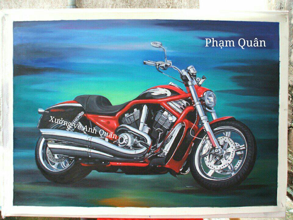 VẼ TRANH  PHONG CẢNH SƠN DẦU