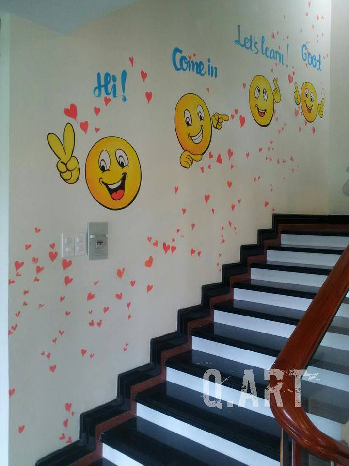VẼ TRANH TƯỜNG  MẦM NON,PHÒNG TRẺ