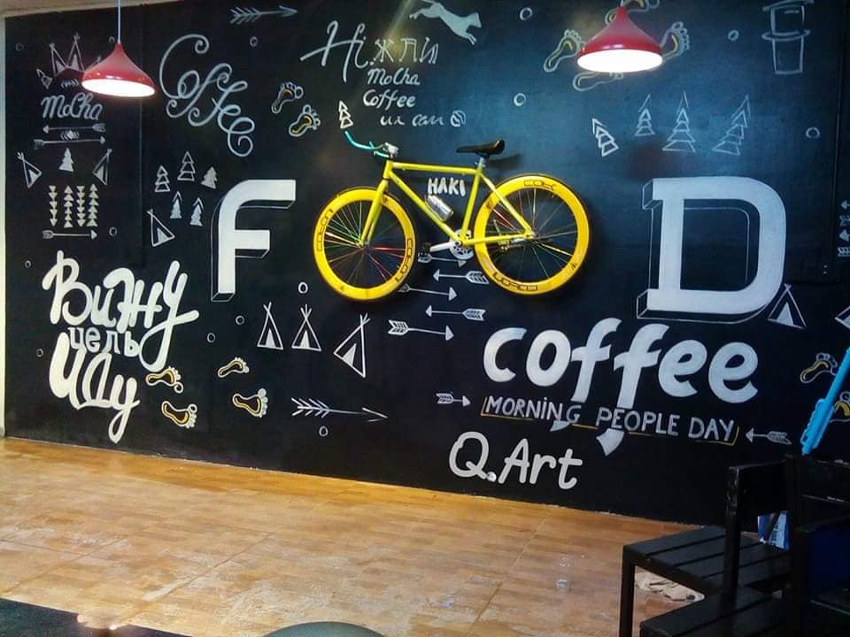 VẼ TRANH TƯỜNG CHỮ NGHỆ THUẬT