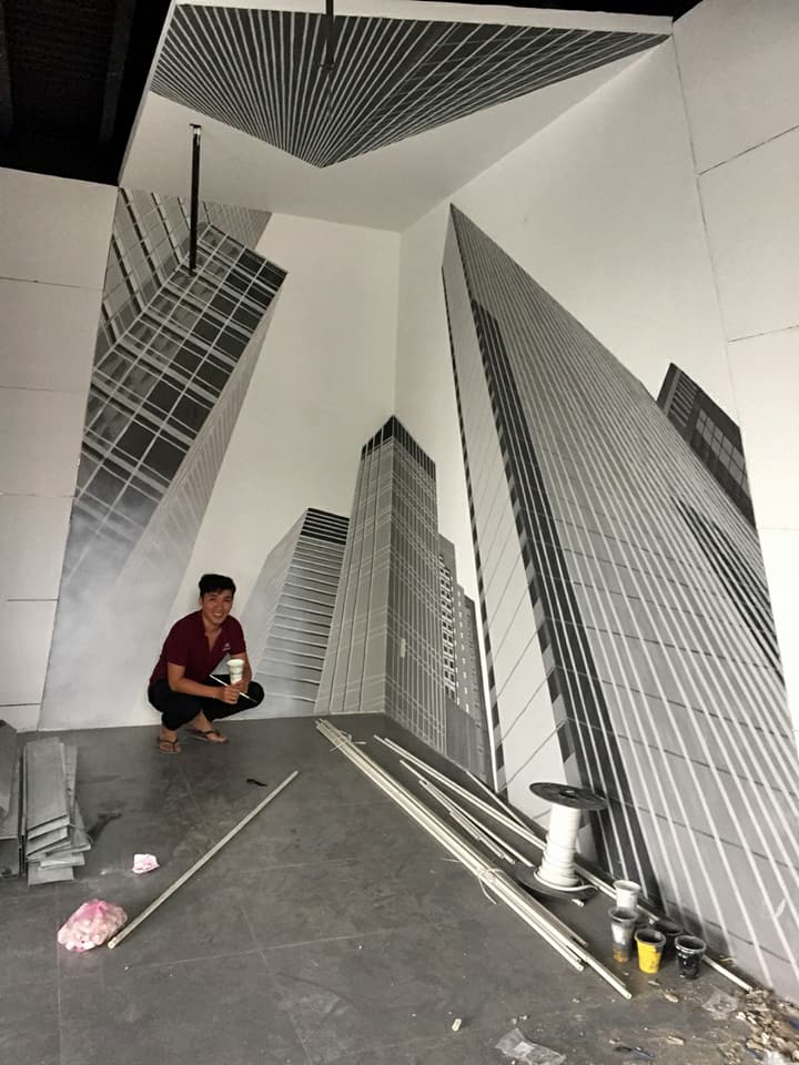 VẼ TRANH TƯỜNG 3D - VẼ TRANH 3D 