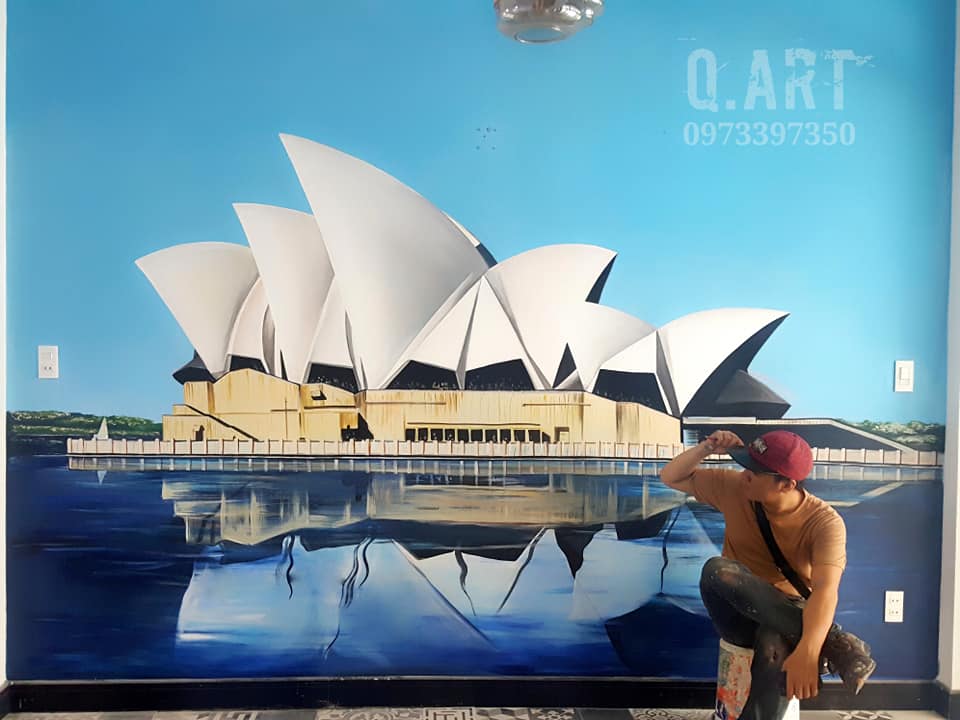 VẼ TRANH TƯỜNG 3D - VẼ TRANH 3D 