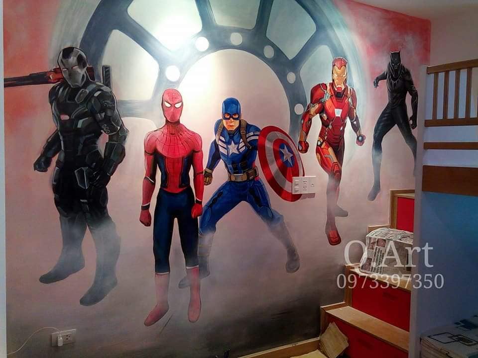 VẼ TRANH TƯỜNG 3D - VẼ TRANH 3D 
