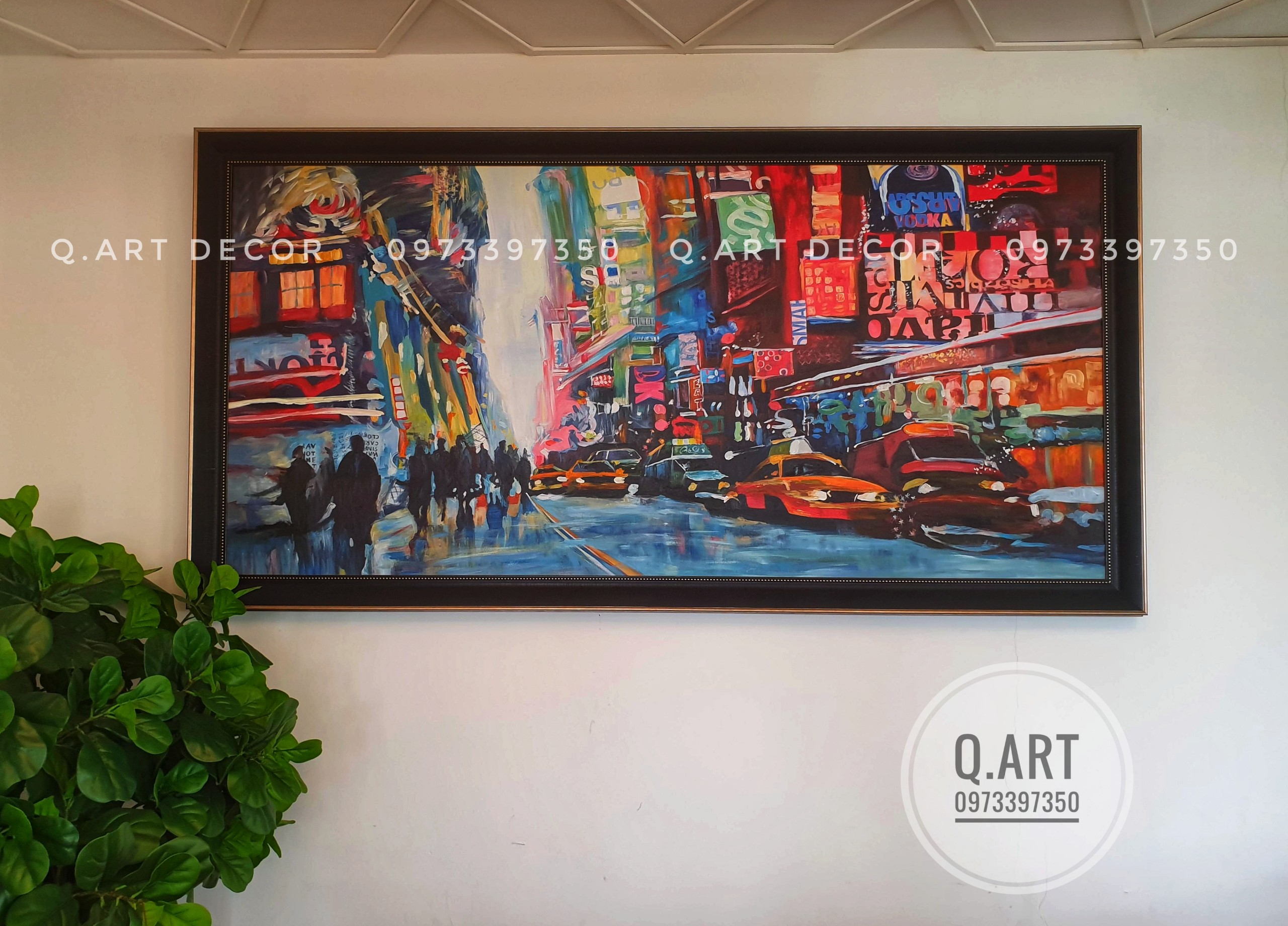 VẼ TRANH  PHONG CẢNH SƠN DẦU