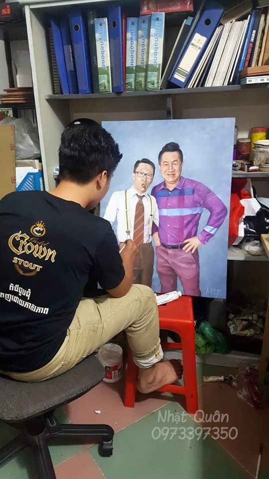 VẼ TRANH CHÂN DUNG NGHỆ THUẬT
